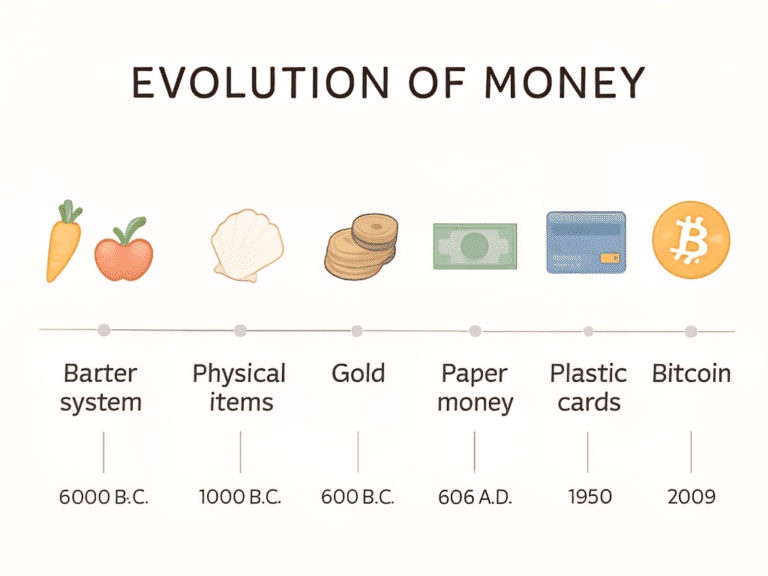 آموزش مقدماتی رمزارزها؛ تاریخچه پول و ظهور بیت‌کوین